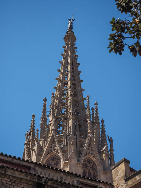 istock Cathedral of Barcelona Detail 928059140