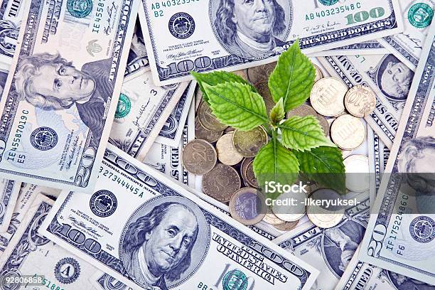 Pile Di Dollari - Fotografie stock e altre immagini di Banconota - Banconota, Composizione orizzontale, Finanza