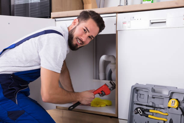 istock Plumber Repairing Sink Pipe 928076832