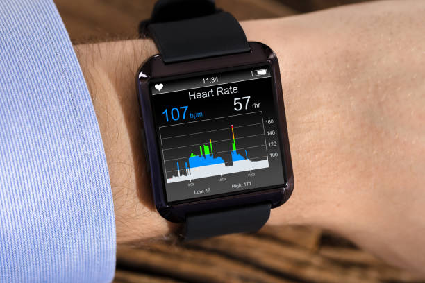 istock Person Hand Wearing Smart Watch 928080818