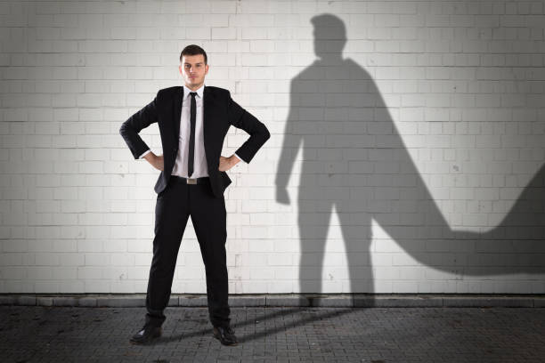 istock Shadow Formed Behind The Businessman 928081618