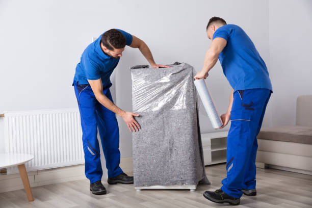 istock Two Male Movers Packing Furniture 928084714