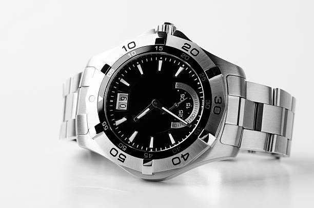 istock Stainless steel wristwatch 92808792