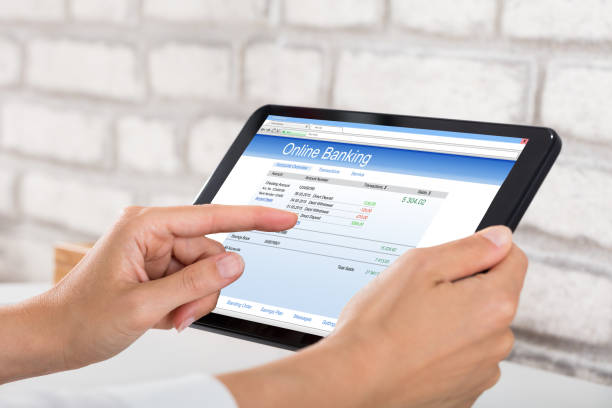 istock Businesswoman Doing Online Banking 928088472
