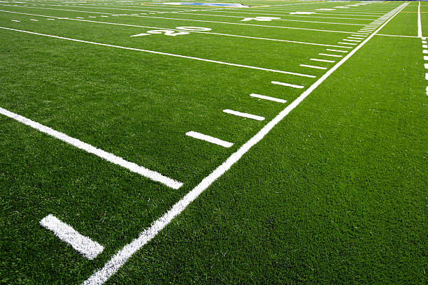 campo de fútbol americano - soccer soccer field grass artificial turf fotografías e imágenes de stock