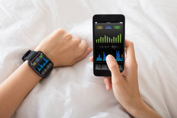 istock Hand With Smart Watch Showing Heart Beat Rate 928089266