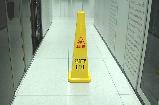 Datacenter safety. stock photo