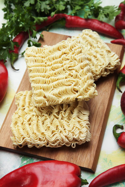 istock Raw asian instant noodles 928095222