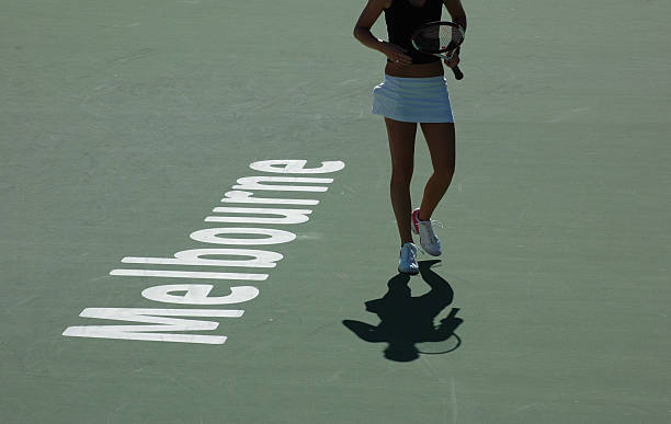 Melbourne Tennis stock photo