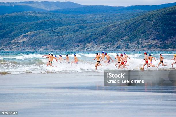 Foto de Homem De Ferro Corrida e mais fotos de stock de Correr - Correr, Praia, Triatlo