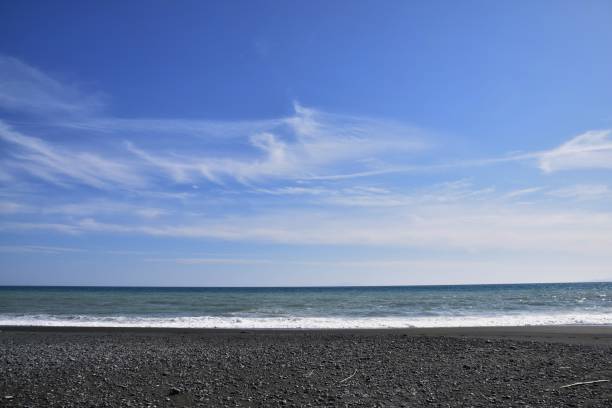 istock Landscape of winter beach 928097120