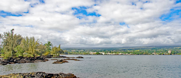 istock Coconut Island Park Hilo Hawaii with Hilo view 928106902