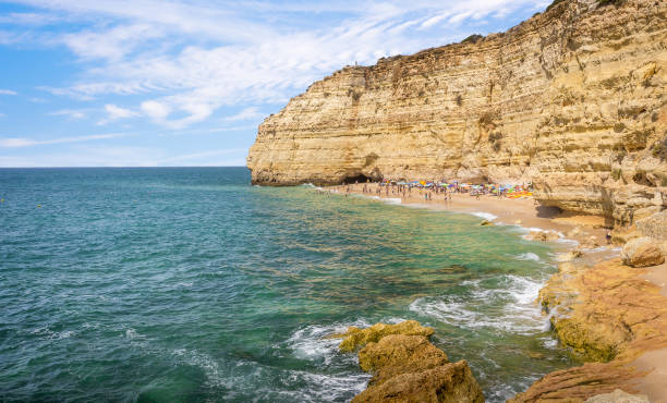 istock Tourists relaxing on sandy beach in Portugal 928107174