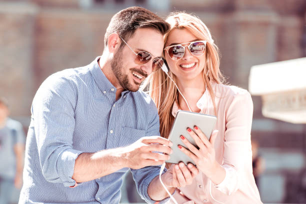 istock Happy young couple in love 928107380