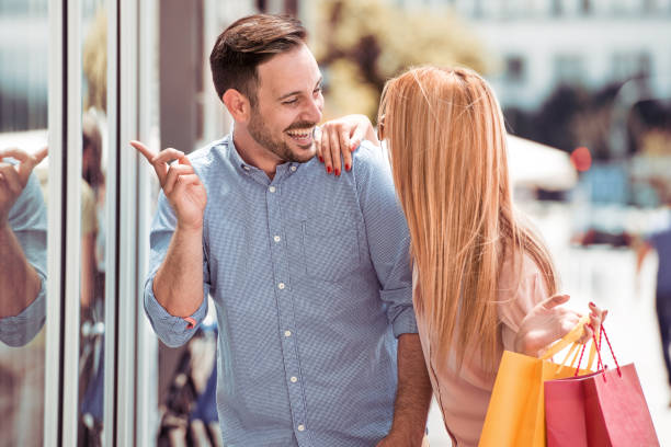 istock Happy young couple in love 928107668
