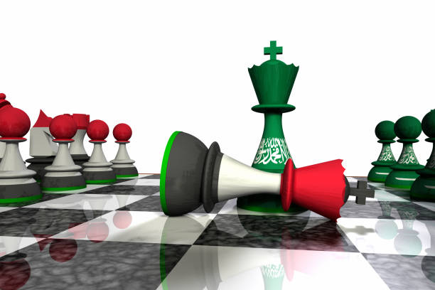 istock Saudi Arabia and Yemen Chess Standoff 928108498