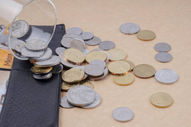 istock High Angle View Of Coins On Table 928138490