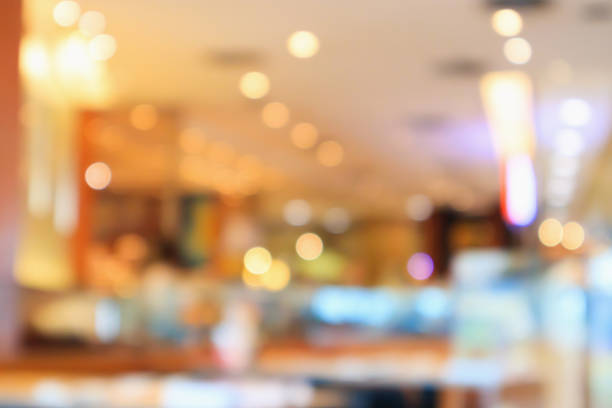 istock abstract blurred cafe restaurant with bokeh lights background 928153146