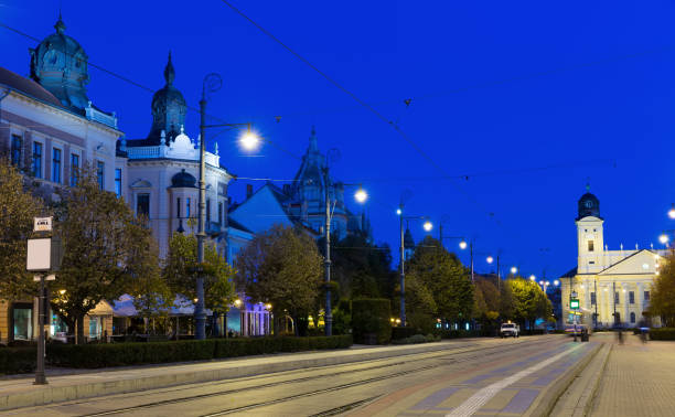 istock Debrecen Great Protestant Church at night 928165418