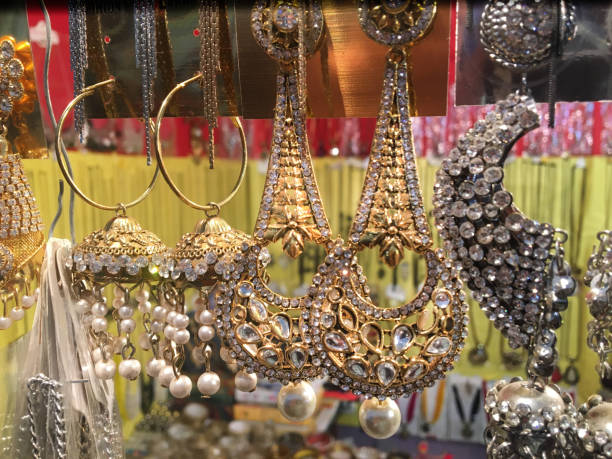 istock traditional Indian earrings from Rajasthan 928166724