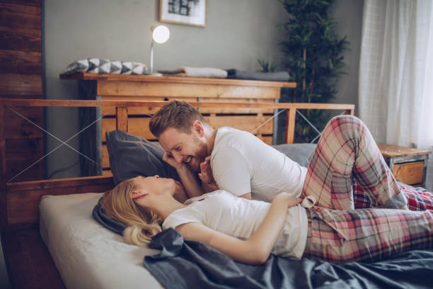 istock Couple enjoying in bedroom 928176744