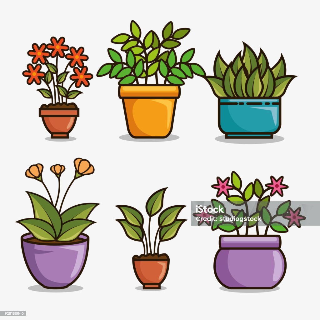 Ilustración de Dibujos Animados De Plantas De Casa Linda y más Vectores Libres de Derechos de Aire libre - Aire libre, Anticuado, Arte - iStock Ilustración de Dibujos Animados De Plantas De Casa Linda y más Vectores Libres de Derechos de Aire libre - Aire libre, Anticuado, Arte - iStock