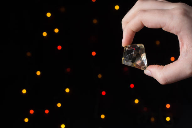 istock Fake diamond stone made with glass 928188164