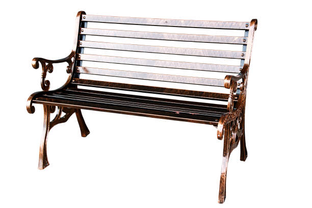 istock Alloy chair on white background 928188474