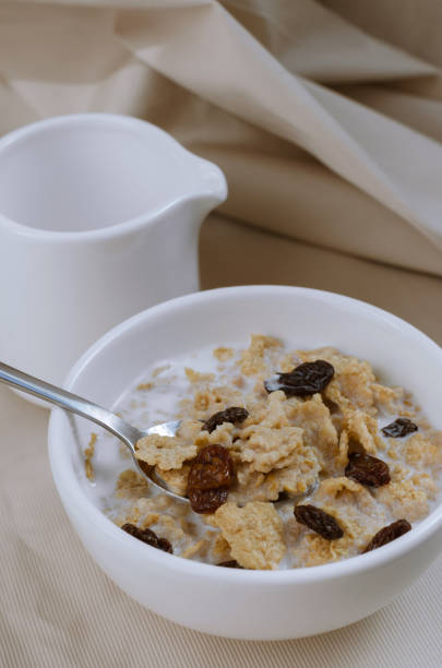 istock Cereal and Raisin with Milk for Breakfast Meal. 928193006