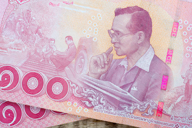 istock Close-up of Thai banknotes 928193412