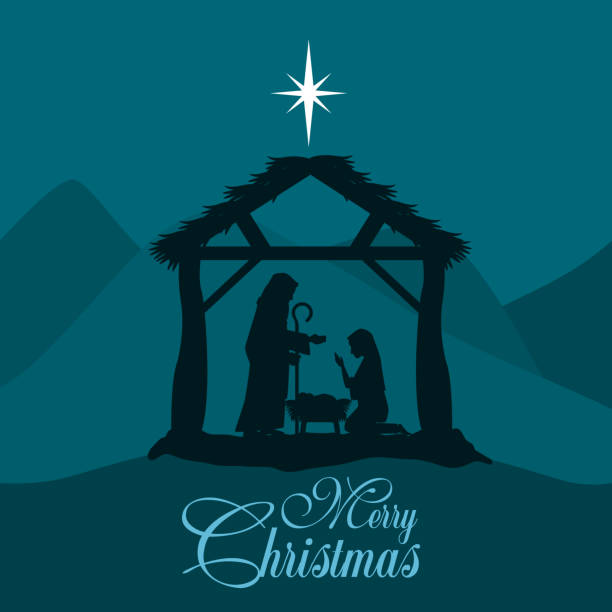 istock merry christmas nativity scene with holy family 928197556