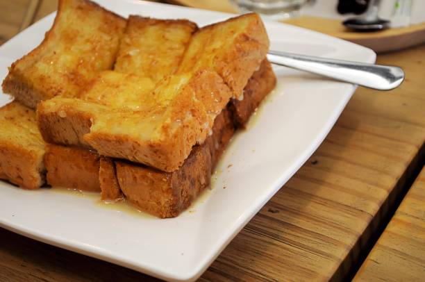 istock Toast topped with condensed milk 928205496