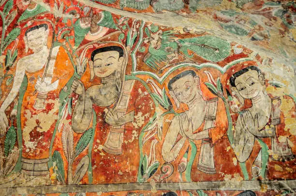 Photo of Buddhist mural