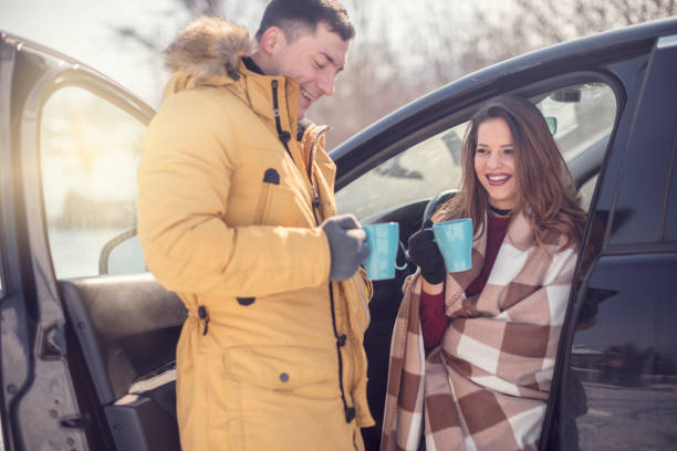 istock Couple enjoying road trtip together 928209346