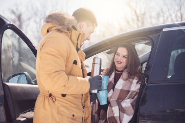 istock Couple enjoying road trtip together 928209936