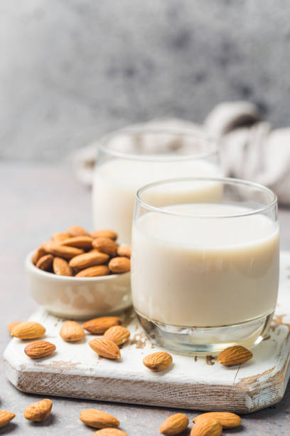 istock Organic almond milk 928210442