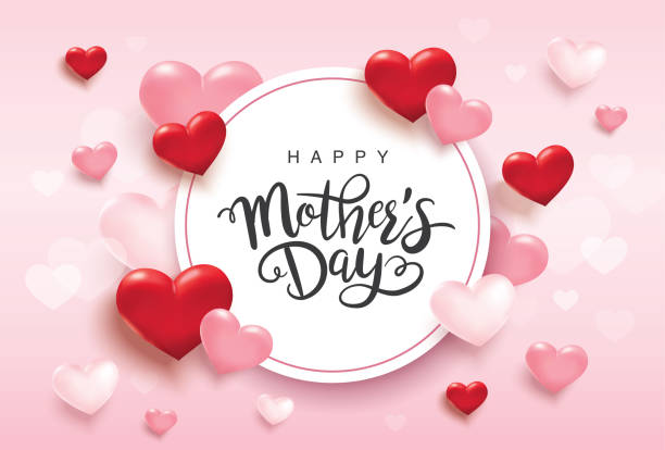 Happy Mothers Day Stock Illustration - Download Image Now