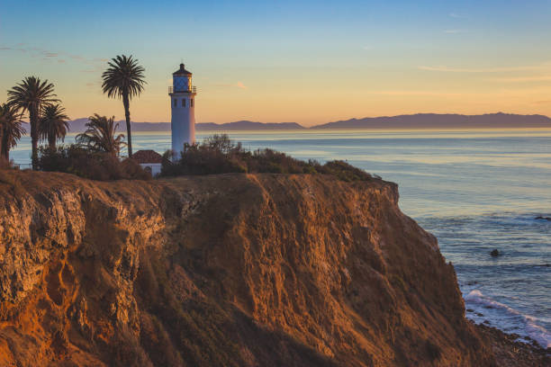 istock Beautiful Point Vicente Lighthouse at Sunset 928219182