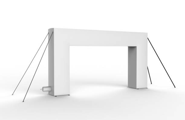istock Blank Inflatable square Arch Tube or Event Entrance Gate. 3d render illustration. 928222036