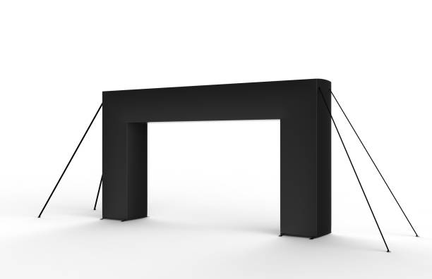 istock Blank Inflatable square Arch Tube or Event Entrance Gate. 3d render illustration. 928222472