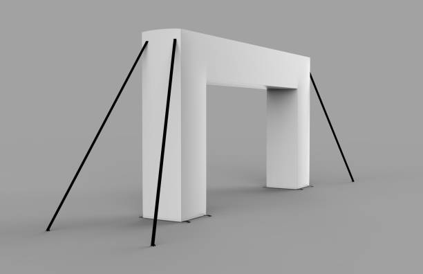 istock Blank Inflatable square Arch Tube or Event Entrance Gate. 3d render illustration. 928223354
