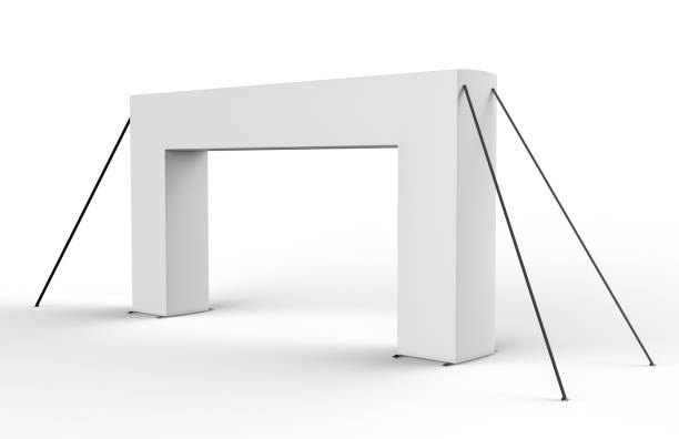 istock Blank Inflatable square Arch Tube or Event Entrance Gate. 3d render illustration. 928223366