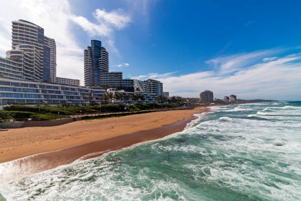 istock Blue Sky City Skyline Coastal Landscape in Durban 928230142