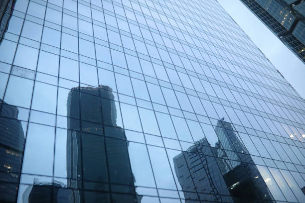 istock Business center with high skyscrapers 928231190