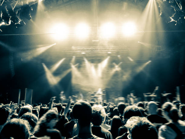 istock Concert crowd in front of a live stage 928238938