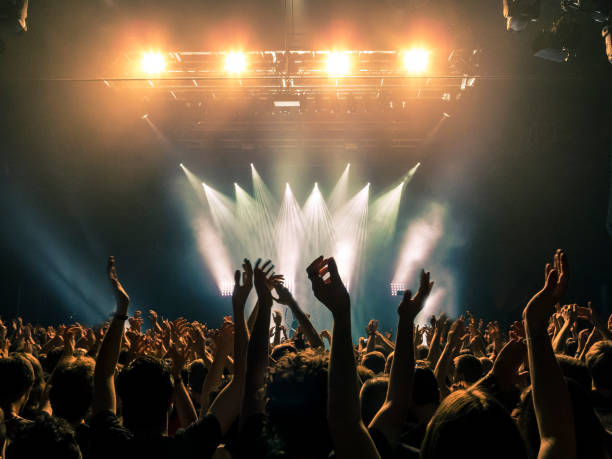 istock Concert crowd in front of a live stage 928238952