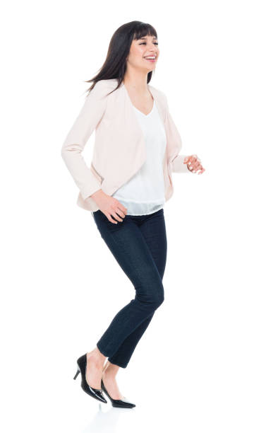 istock Attractive young businesswoman running 928240320