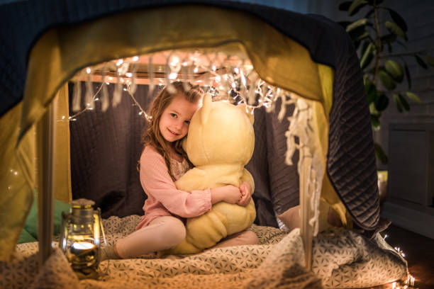 istock I love my teddy bear very much! 928244182