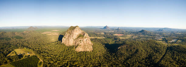 istock Glasshouse Mountains aerial view 928246428