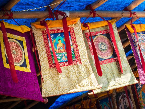 istock Hanging Tibetan Styled Banners For Home Decoration 928246560